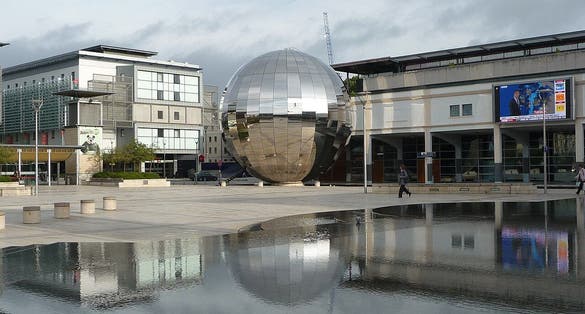 Photo of Millennium Square in Bristol, UK.