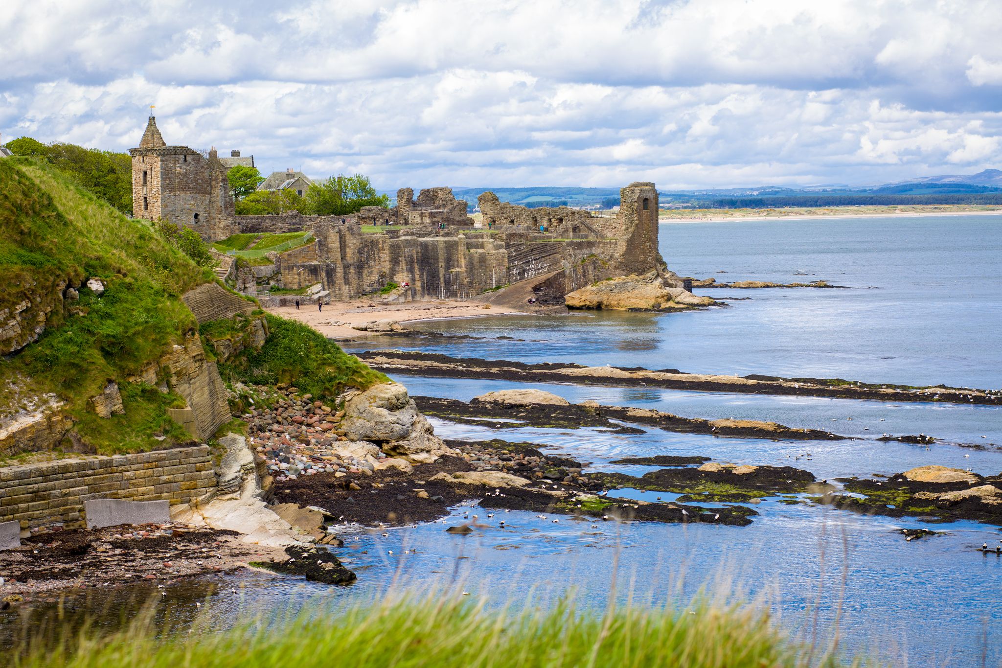 Photo of St. Andrews Castle, Scotland .