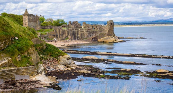 Photo of St. Andrews Castle, Scotland .