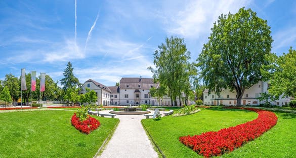 photo off view of  Castle Wels in Wels, Austria.