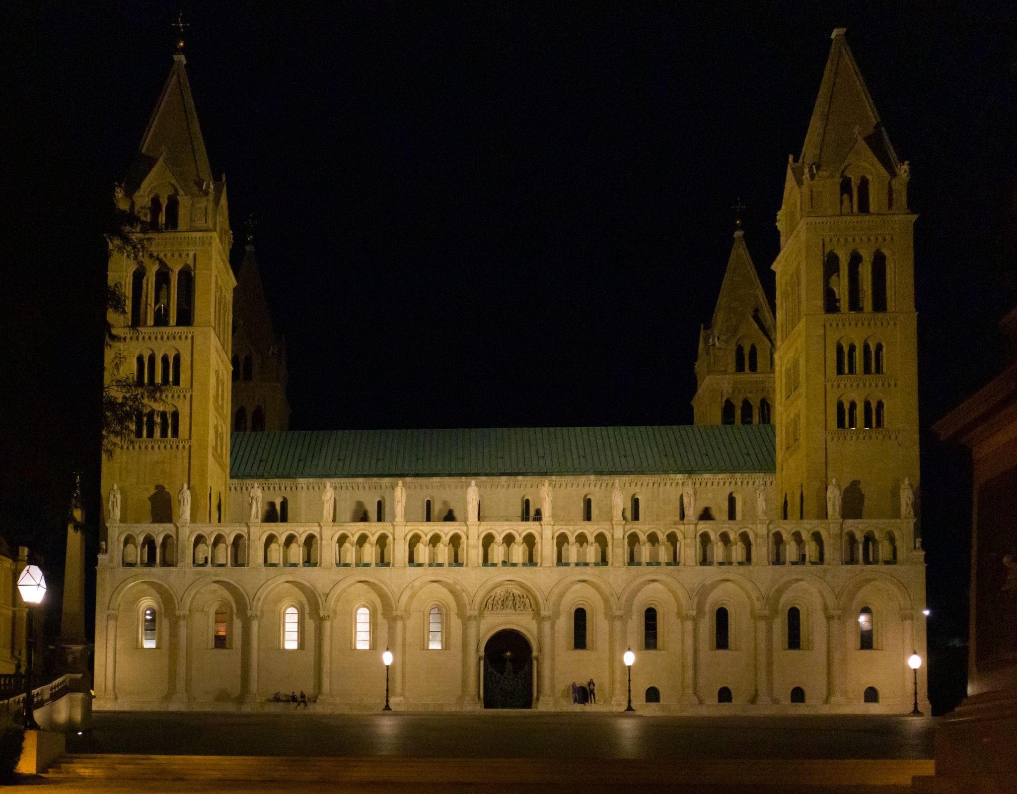 phot of view The Sts. Peter and Paul's Cathedral Basilica, Pécs Cathedral located in the city of Pécs, Hungary.
