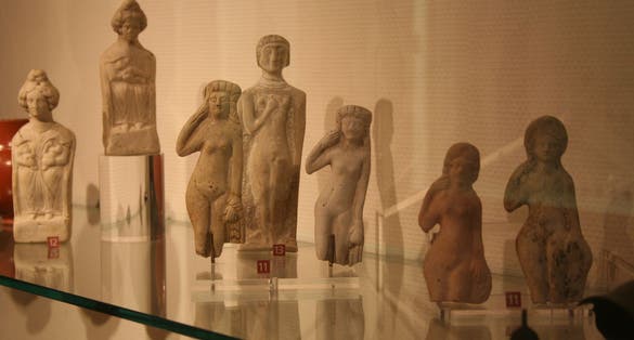 Terra cotta statues