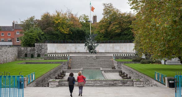 PHOTO OF Garden of Remembrance in Dublin City, Ireland .