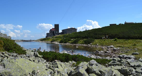 Photo of Skalnaté pleso, Lomnický štít, Vysoké Tatry ,Slovakia .