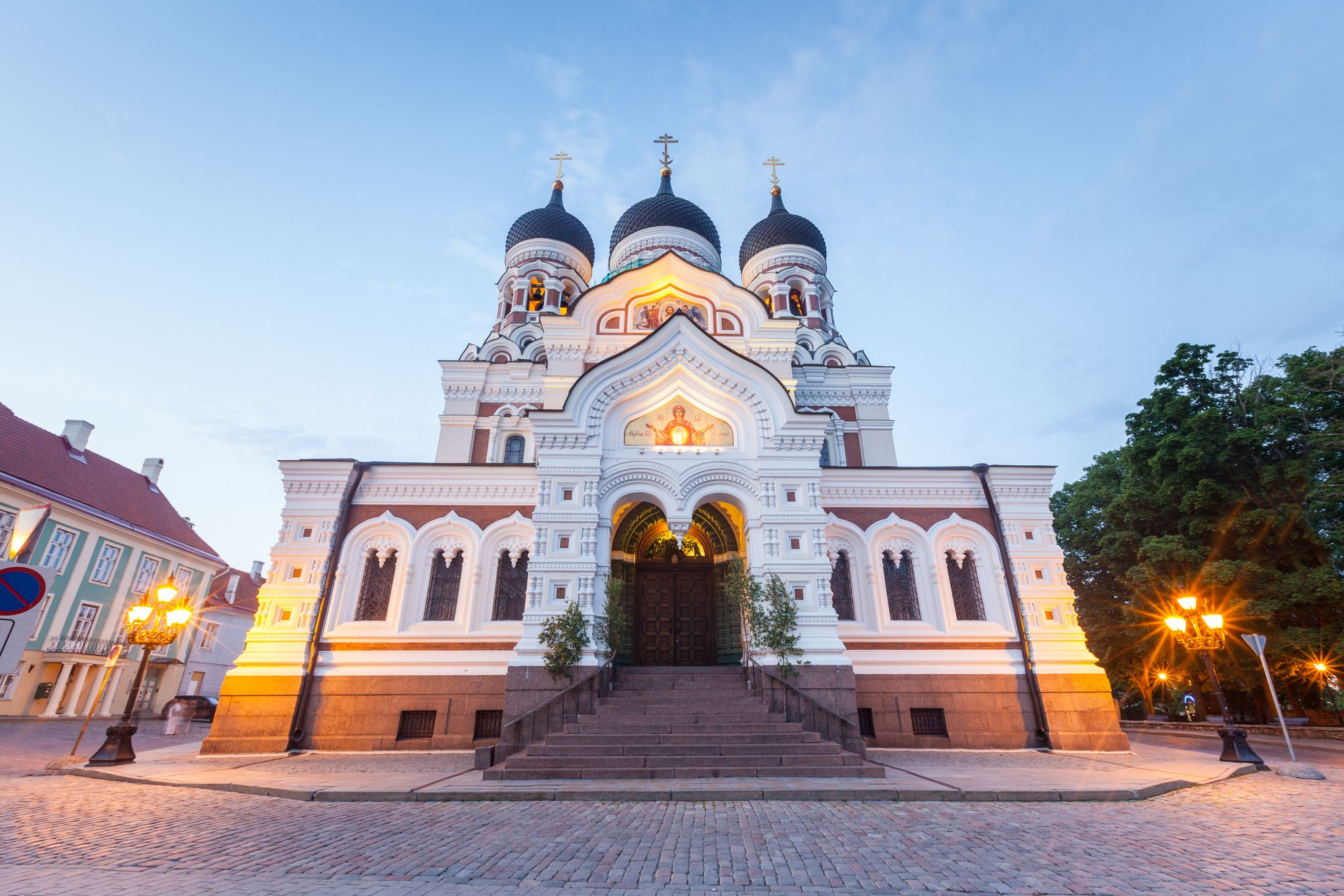Photo of Alexander Nevsky Orthodox Cathedral in Tallinn, Estonia.