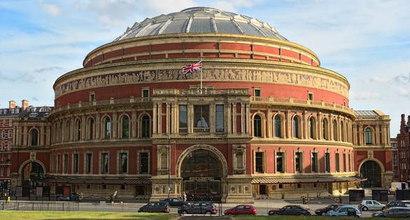 Photo of Royal Albert Hall, London, England, UK, in late afternoon daylight