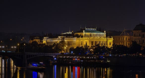 Photo of The Rudolfinum is a music auditorium and art gallery in Prague, Czech Republic.