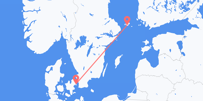 奥兰群岛 目的地 丹麦