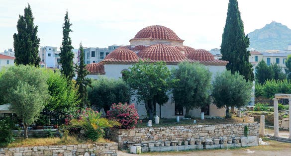 photo of view of The Fethiye Mosque in central Athens, Greece,Ioannina Greece.