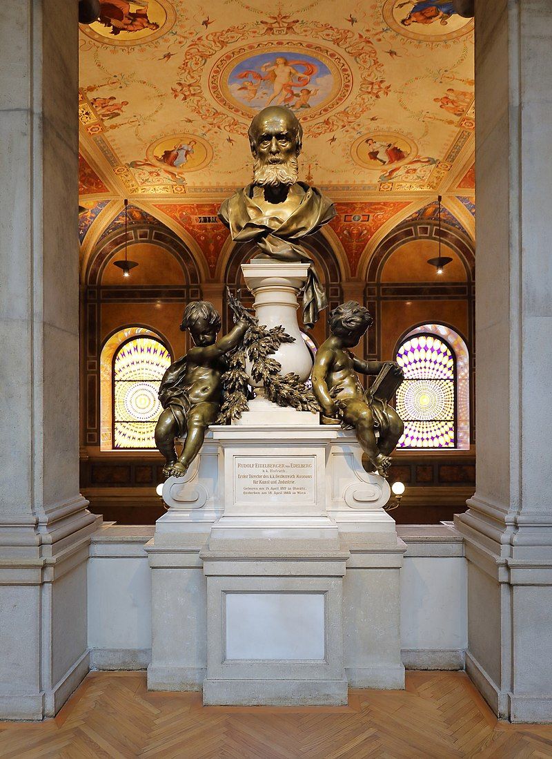 Photo of Eitelberger memorial in the MAK .