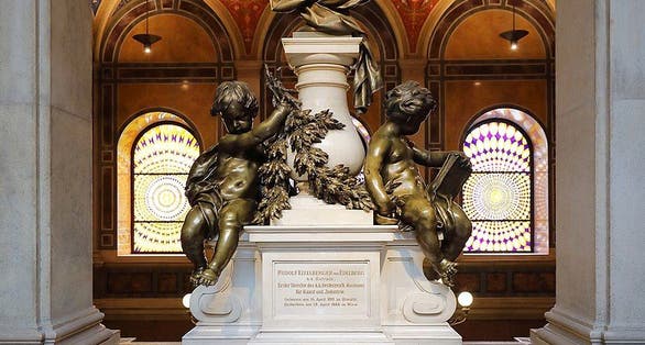 Photo of Eitelberger memorial in the MAK .