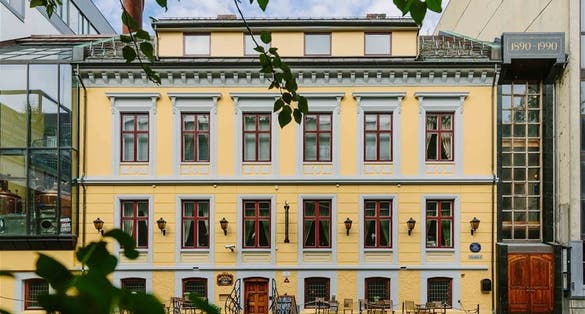 TROMSO, ARCTIC CIRCLE - NORWAY -  Tromso is a city in Tromso Municipality in Troms og Finnmark county, Norway. op Very popular pub Olhallen (brewery Mack)