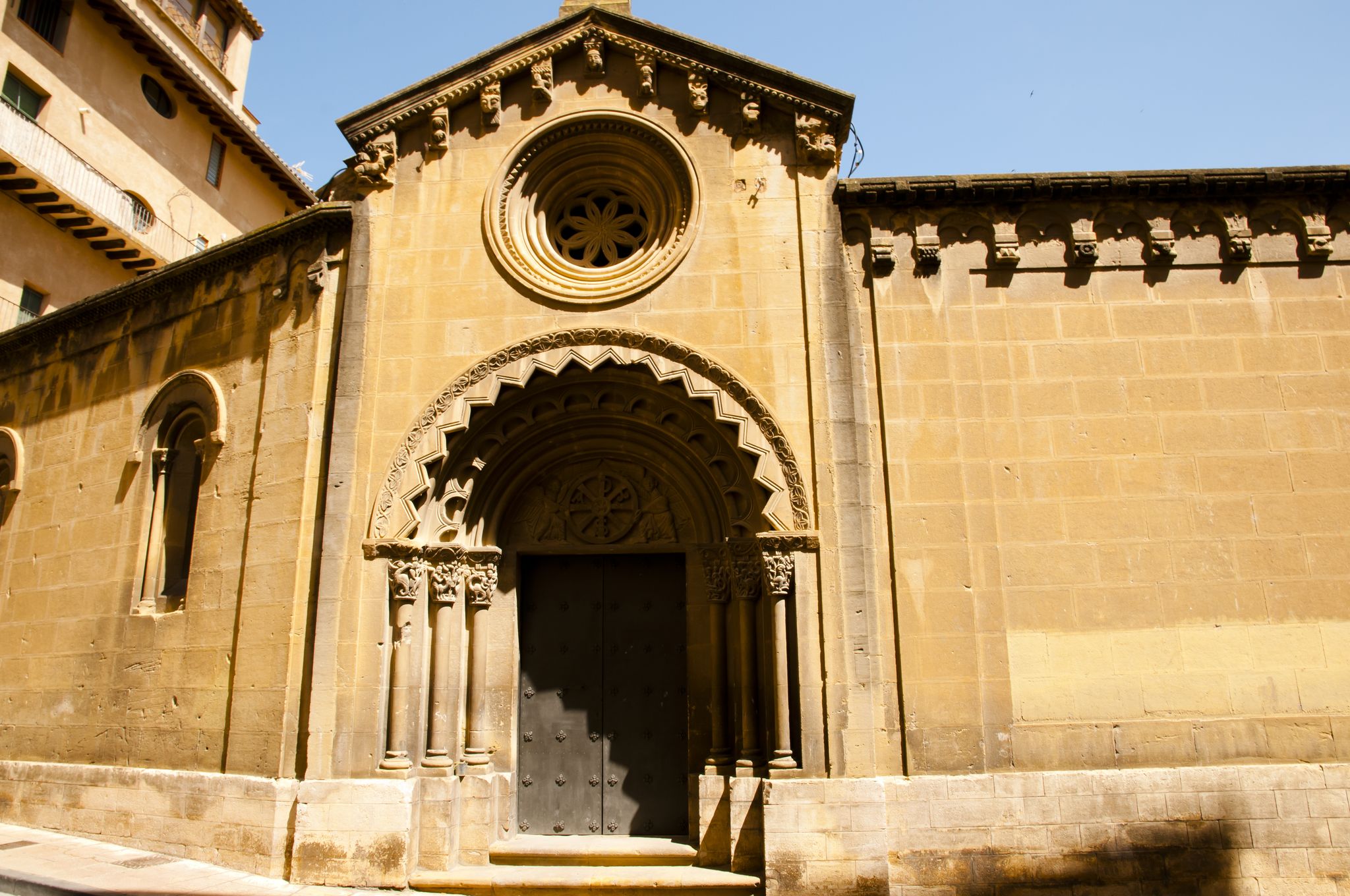 photo of Abbey of San Pedro el Viejo in Huesca, Aragon, Spain.