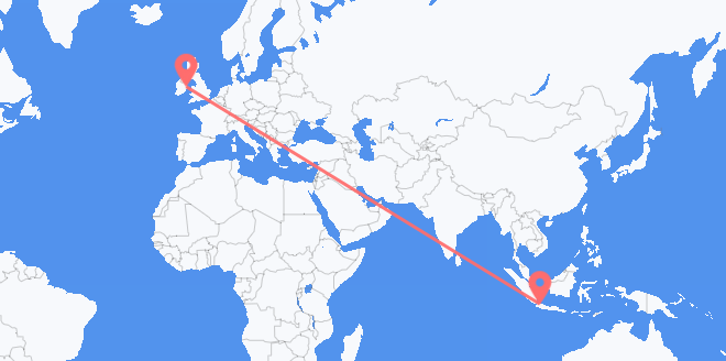 インドネシア アイルランドへ