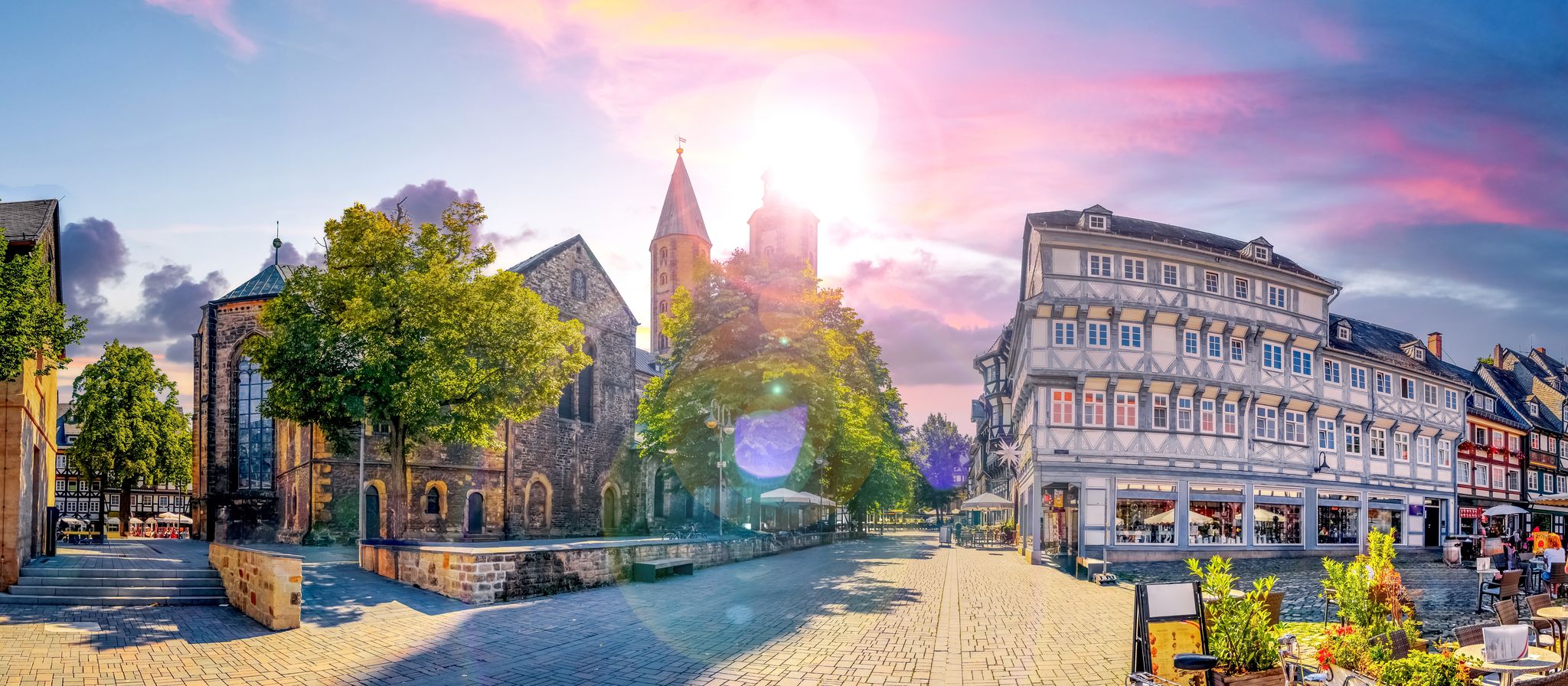Historical city of Goslar, Lower Saxony, Germany