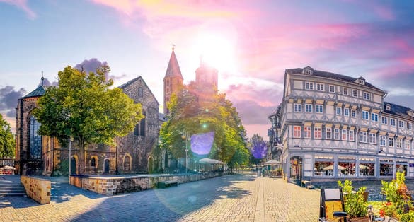 Historical city of Goslar, Lower Saxony, Germany