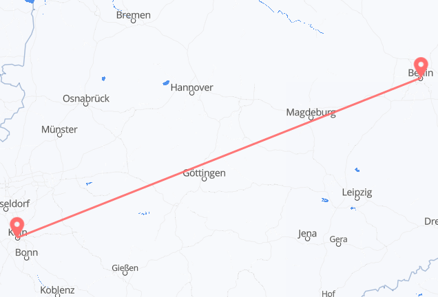 Cheap Flights from Berlin to Cologne – Low Fares & Wide Selection