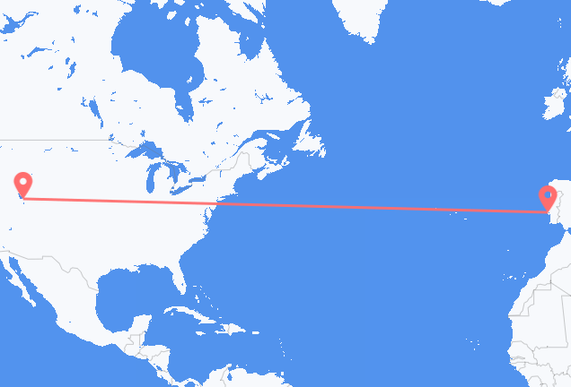 Salt Lake City to Lisbon