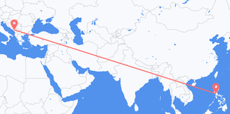 the Philippines to Montenegro
