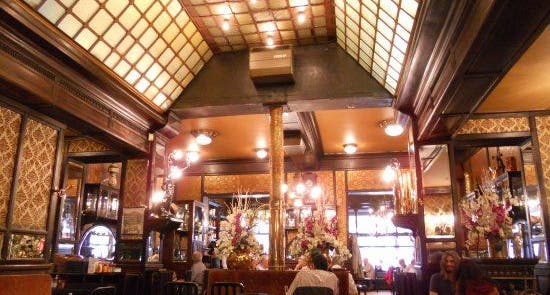 photo of view of Le Cirio,Brussels Belgium.