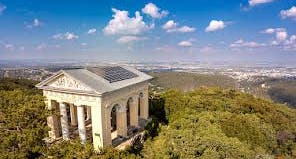 photo of ariel view of Husarentempel, Gemeinde Mödling, Austria.
