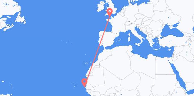 le Sénégal pour Guernesey