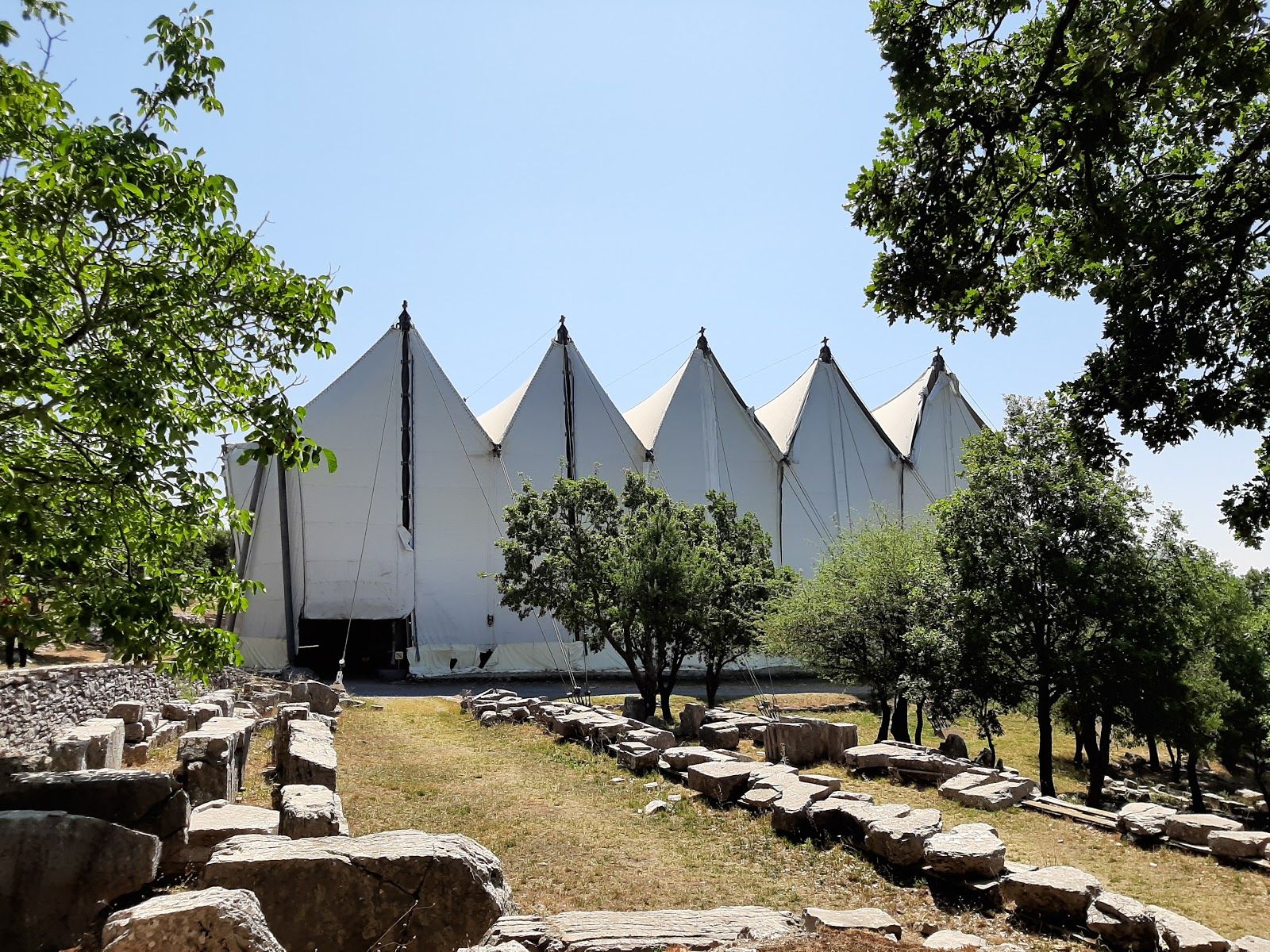 Archaeological Site at Bassae of Phigaleia, Municipality of Oichalia, Messenia Regional Unit, Peloponnese Region, Peloponnese, Western Greece and the Ionian, Greece
