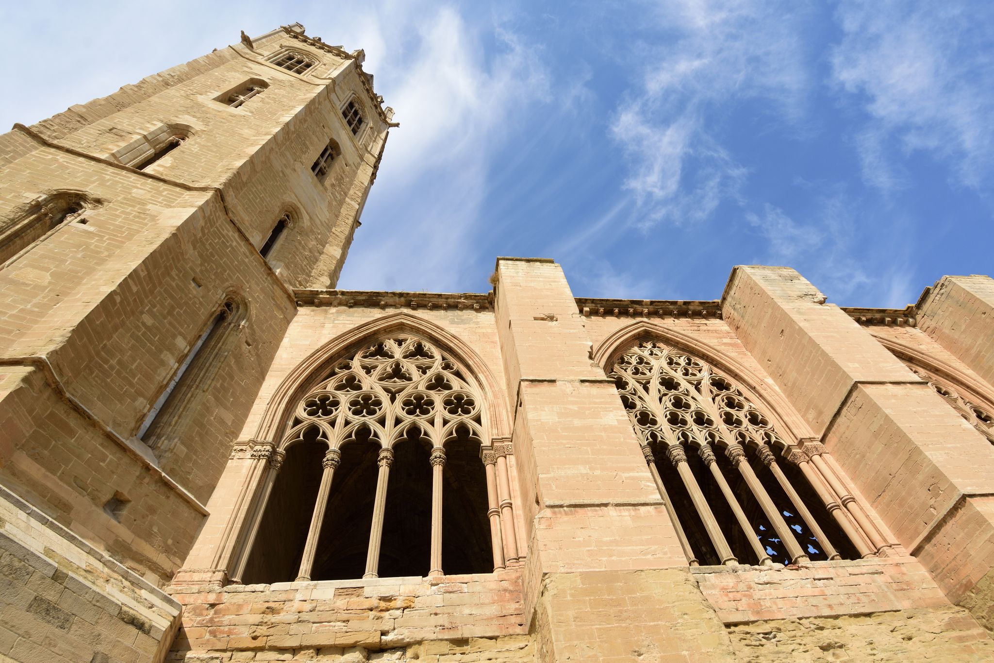 Photo of View of the Cathedral, La Seu Vella, LLeida, Catalonia, Spain.