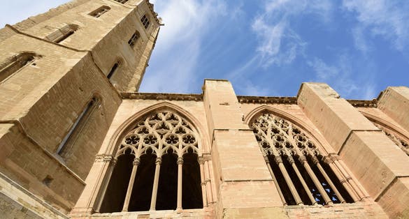 Photo of View of the Cathedral, La Seu Vella, LLeida, Catalonia, Spain.