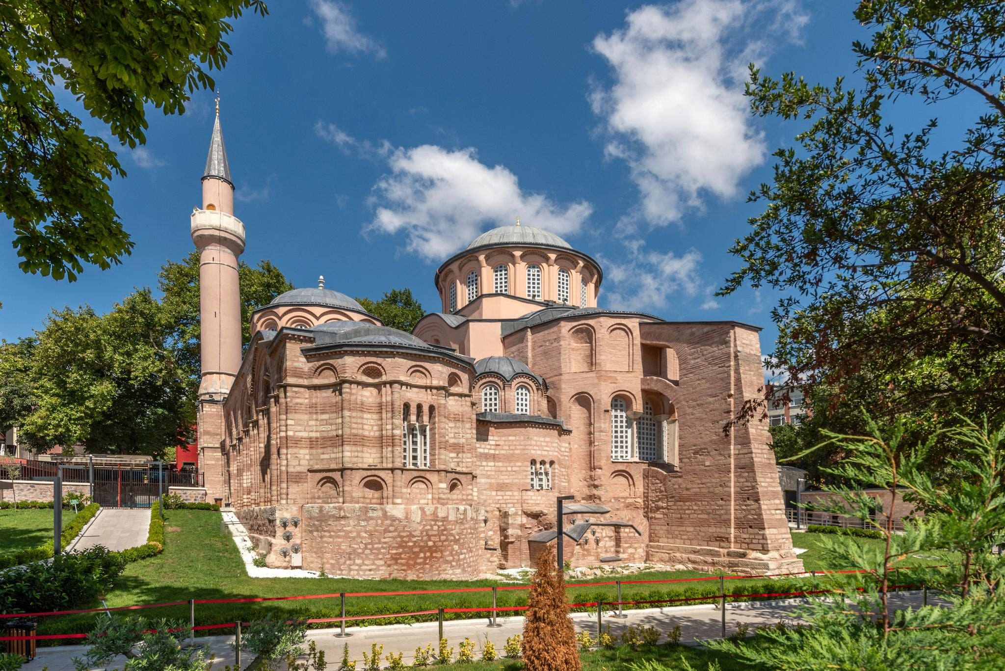 The Chora Church or Kariye Mosque (Turkish: Kariye Camii) is a former church, now converted to a mosque (for the second time), in the Edirnekapı neighborhood of Fatih district, Istanbul, Turkey