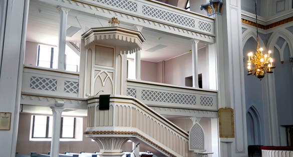 Ylistaro church pulpit