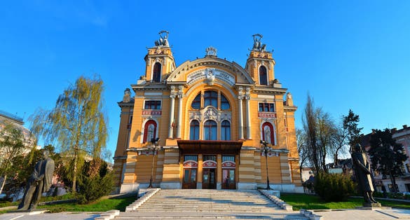Cluj Napoca city Romania National Theatre landmark architecture