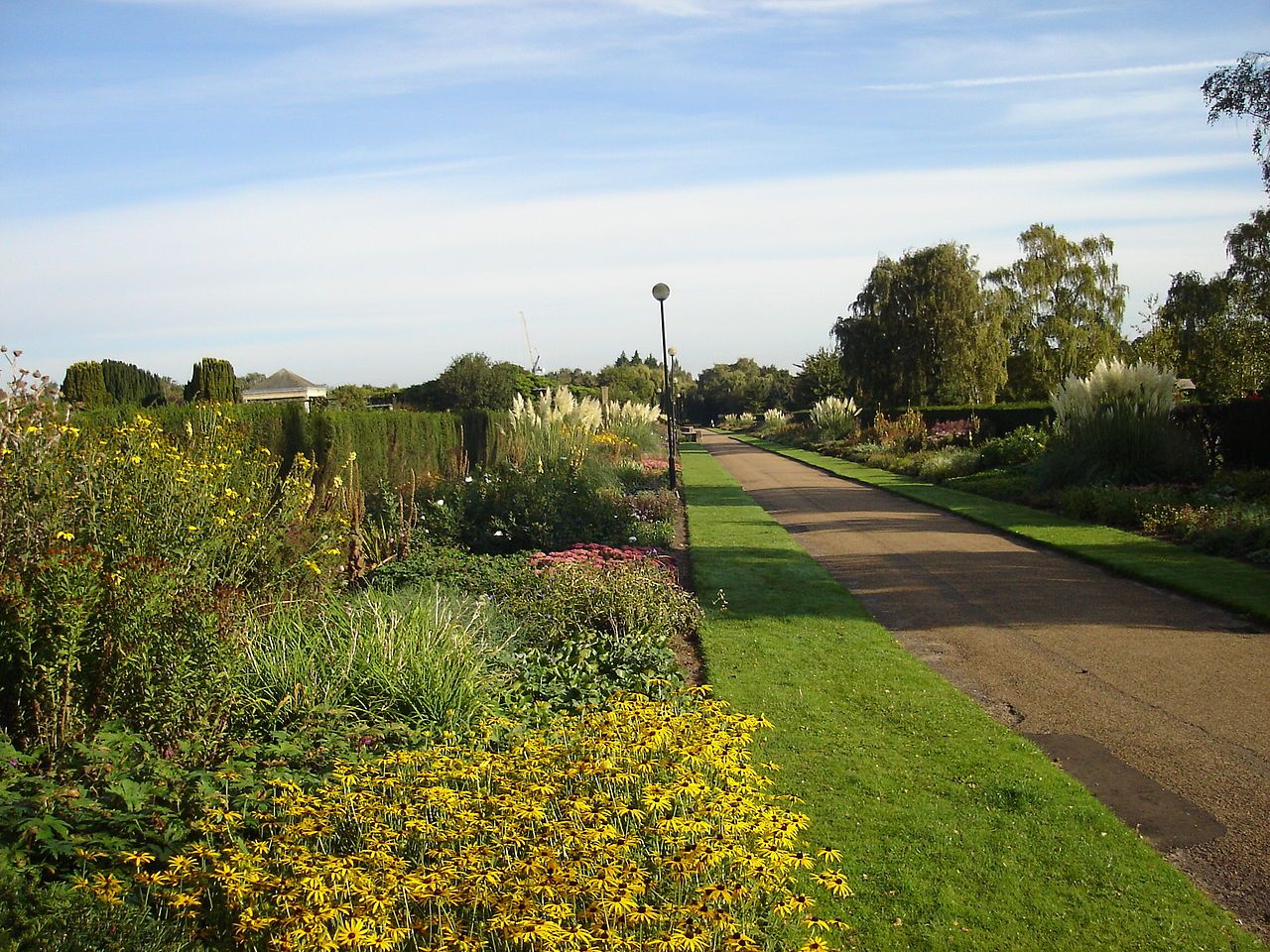 Photo of Waterloo Park that is a public park in Norwich, UK.