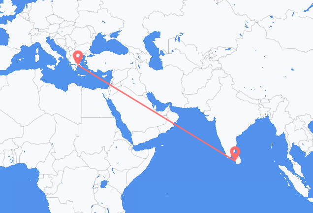 Colombo to Athens