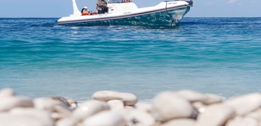 From Durres: Speed Boat to Sazan Island, Cave & Karaburun