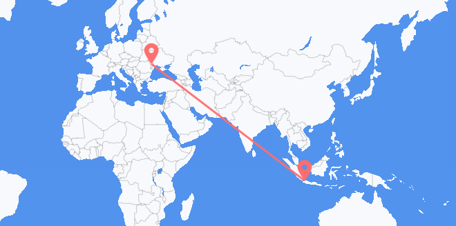 印度尼西亚 目的地 摩尔多瓦