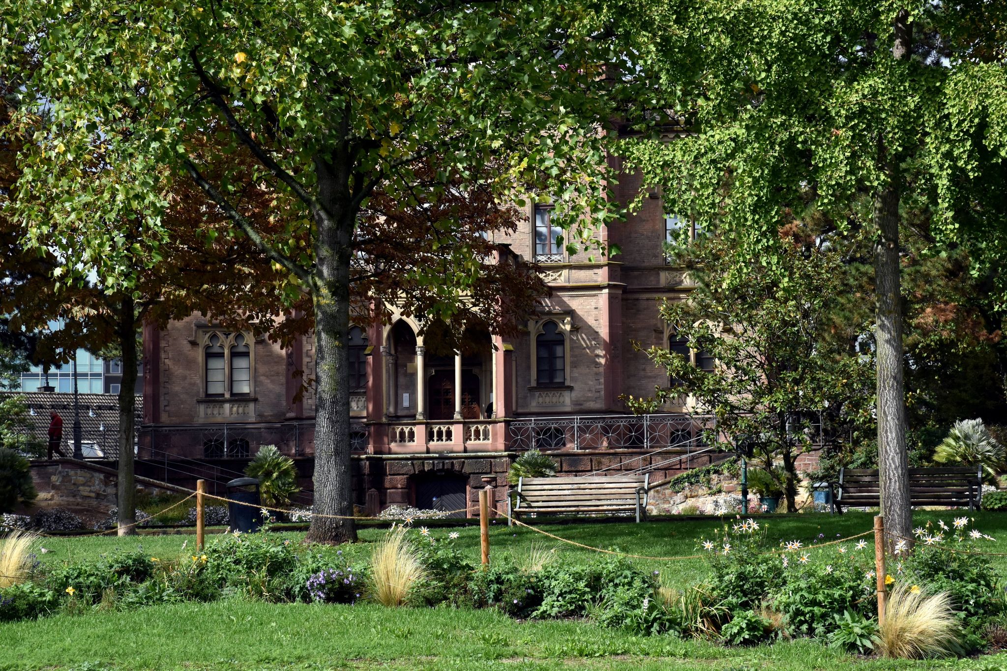Colombi Park in Freiburg in autumn