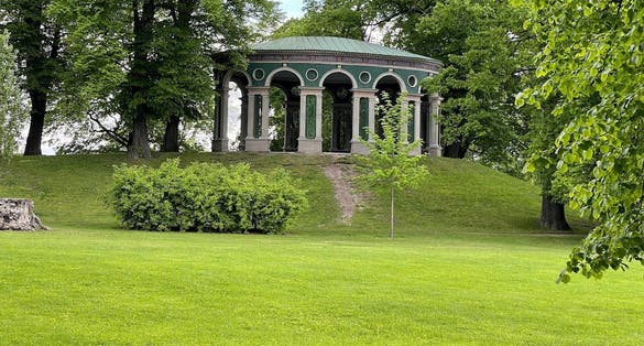 photo of Haga park in Solna, Sweden.