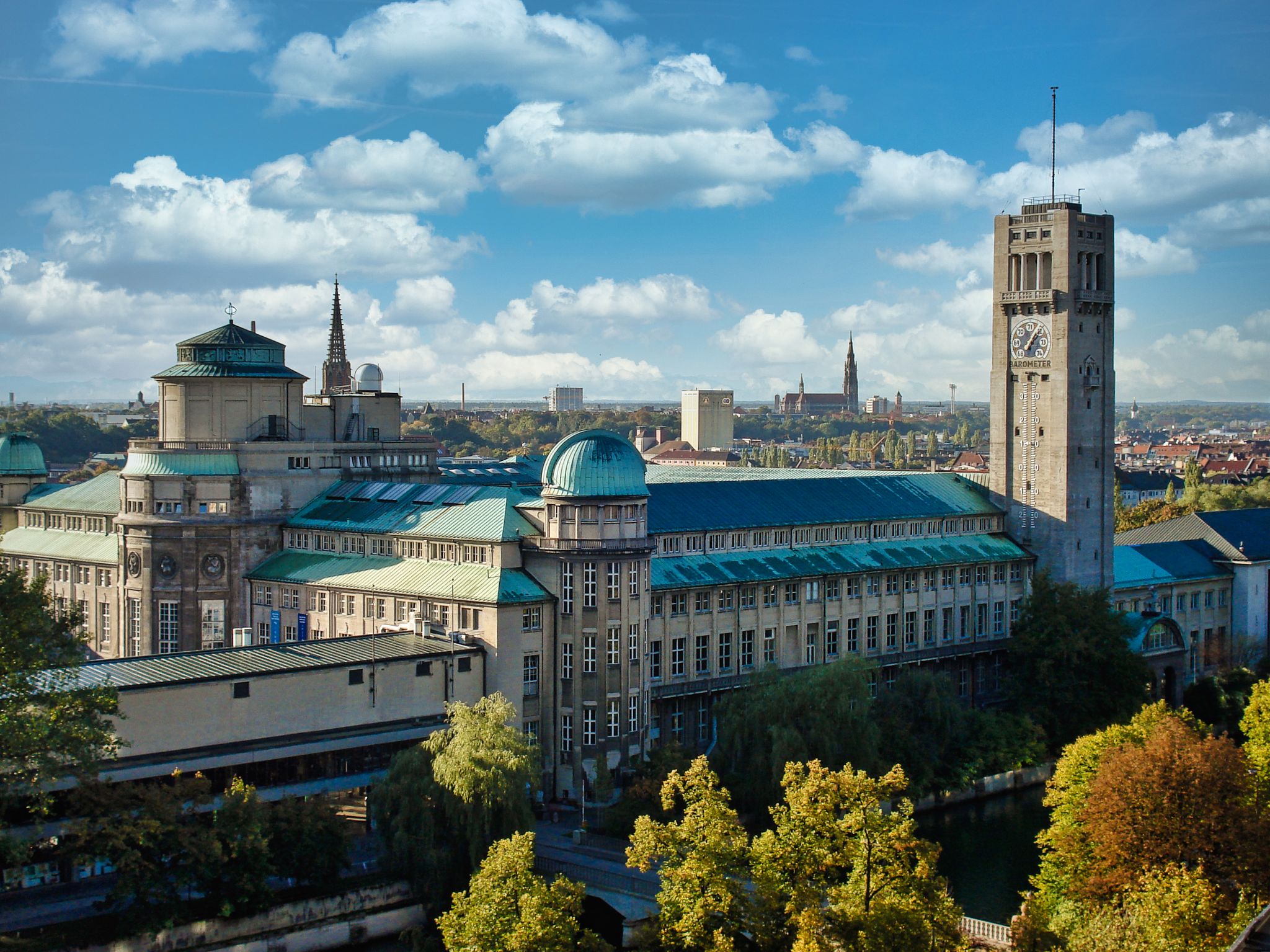 photo of German Museum or Deutsches Museum in Munich, Germany, the world's largest museum of science and technology, Munich in Germany .