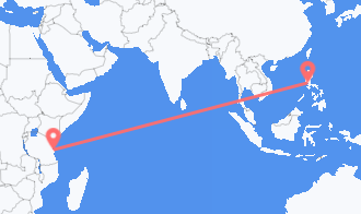 Dar es Salaam to Manila