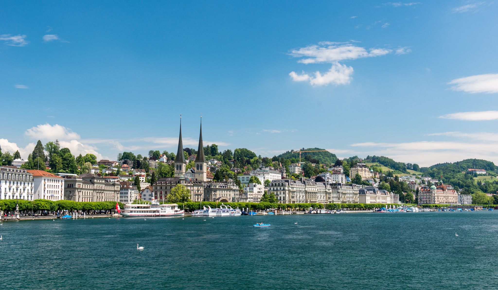 photo of view of Lucerne, Switzerland.