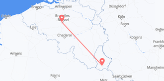 Luxembourg pour la Belgique