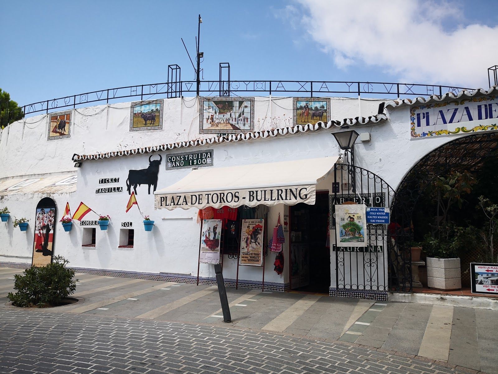 Plaza de Toros de Mijas, Mijas, Costa del Sol Occidental, Malaga, Andalusia, Spain