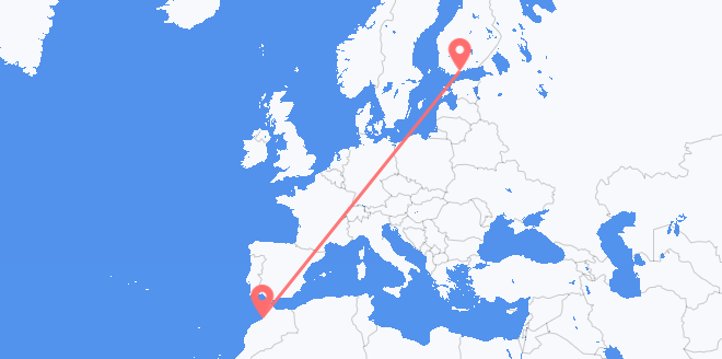 モロッコ フィンランドへ