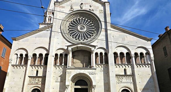 photo of view of Duomo di Modena, Modena, Italy.