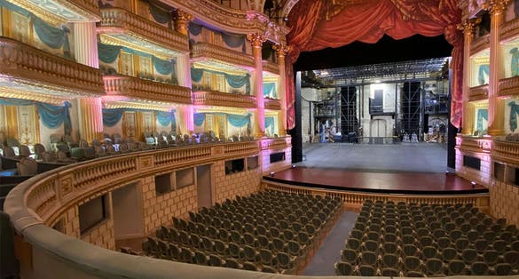 photo of inside the National Opera of Bordeaux in Bordeaux, France.