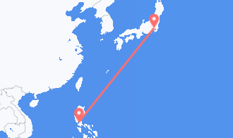 Tokyo to Manila