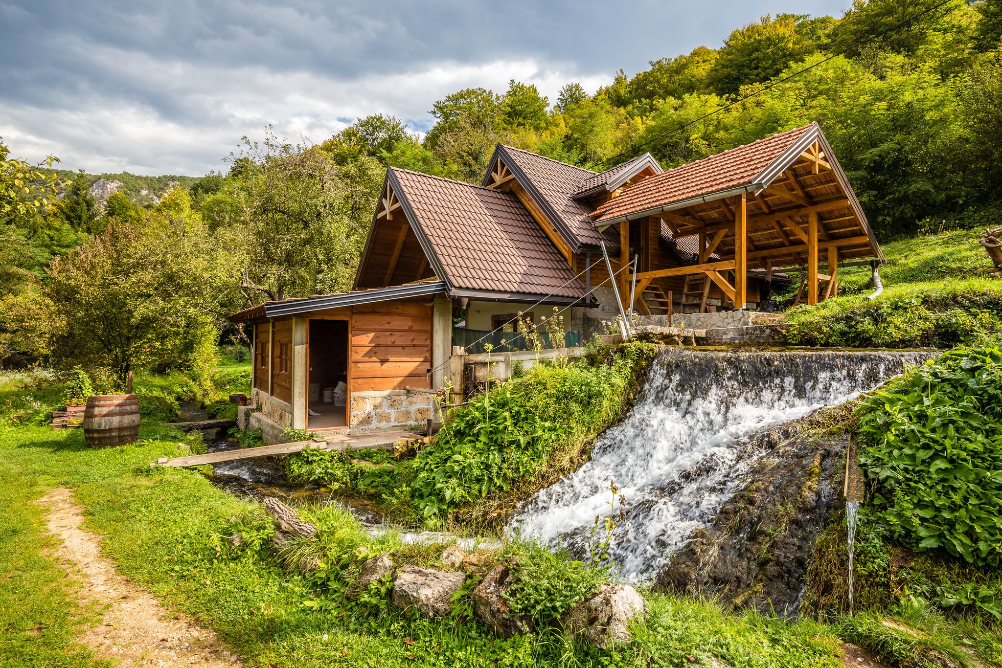 photo of watermill In Martin Brod - Una National Park, Bihac, Bosnia and Herzegovina, Europe.