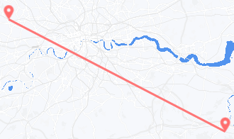Train tickets from Ruislip to Tonbridge
