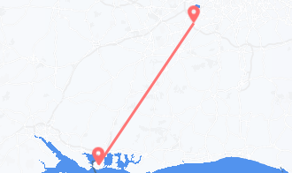 Train tickets from Byfleet to Portsmouth